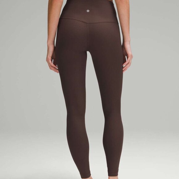 lululemon Align Ribbed High-Rise Pant Espresso Size 4 NWT - Picture 4 of 5
